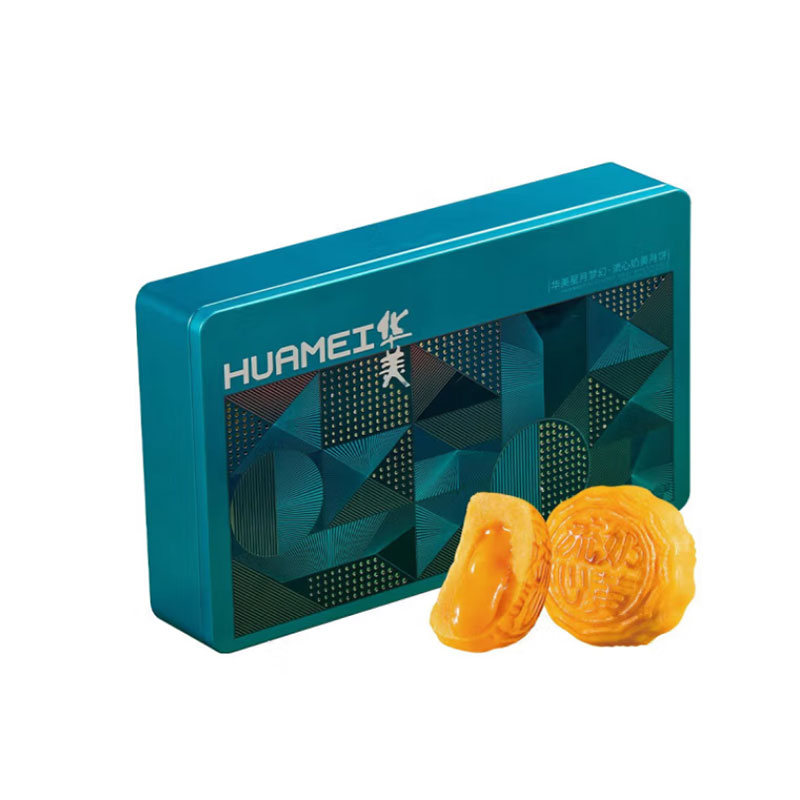 华美 星月梦幻流心奶黄月饼 480g
