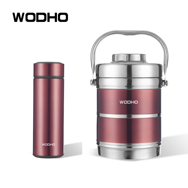 万德霍 三平二满保温两件套 WDH-G0210405 红色