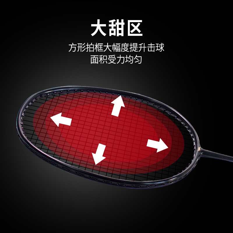 何大屋 羽毛球拍套装 HDW130801
