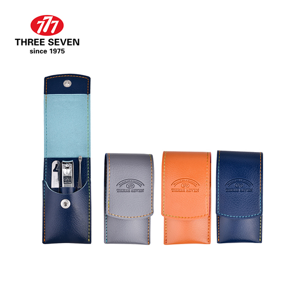 777（THREE SEVEN）进口指甲刀3件套装灰色 TSM-711