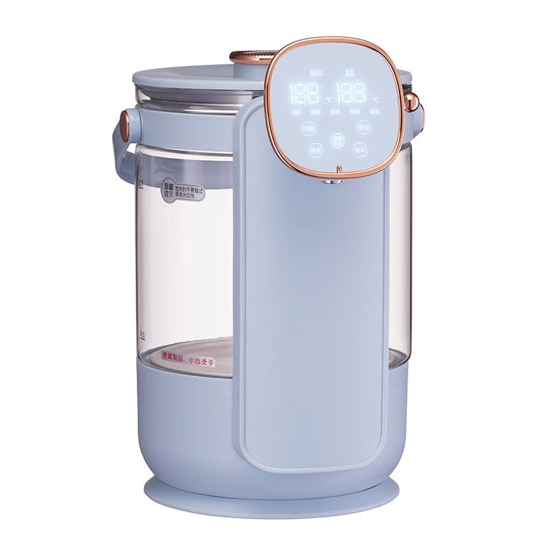 艾美特 便携电热水瓶恒温电热水壶可视化保温烧水壶多段调温烧水器开