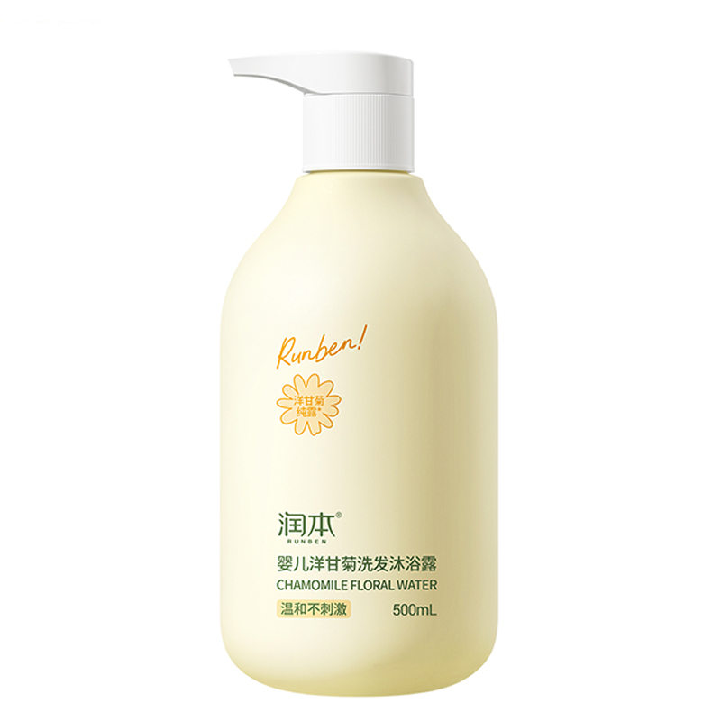 润本 婴儿洋甘菊洗发沐浴露 500ml/瓶