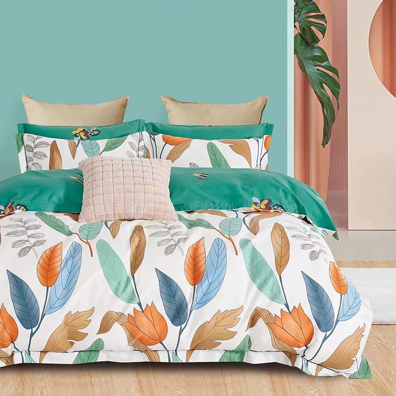 芳恩家纺 伊兰卡精梳棉床上用品四件套 FN-Z8001美好时光