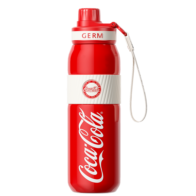 GERM格沵 可口可乐联名款元气运动保温杯580ml(可乐红) GE-CK23AW-B37