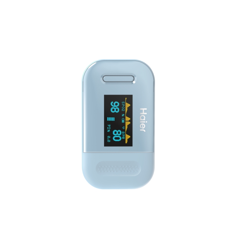 海尔（Haier）血氧仪指夹式医用血氧仪家用血氧饱和度检测仪指脉氧仪手指夹式 YK-81B1（颜色随机）