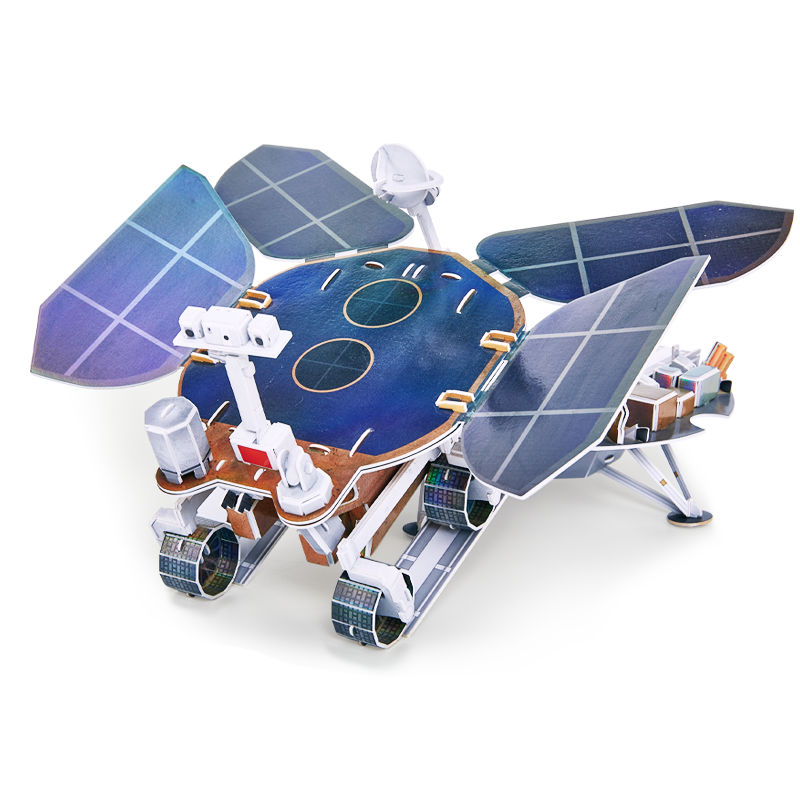 乐立方 星辰大海祝融号火星车 航天文创授权周边3D拼图拼装玩具 DS1032h