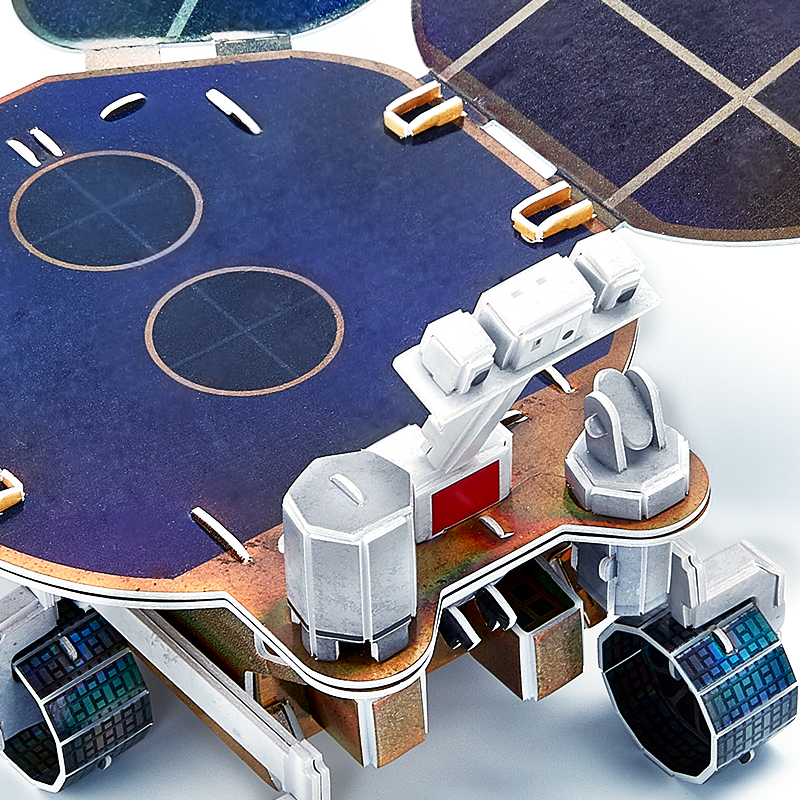 乐立方 星辰大海祝融号火星车 航天文创授权周边3D拼图拼装玩具 DS1032h