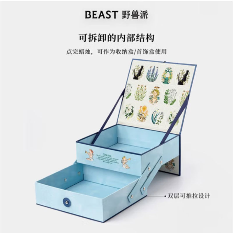 THEBEAST野兽派 植萃精油钟罩香氛礼盒家居香薰蜡烛卧室生日礼物女