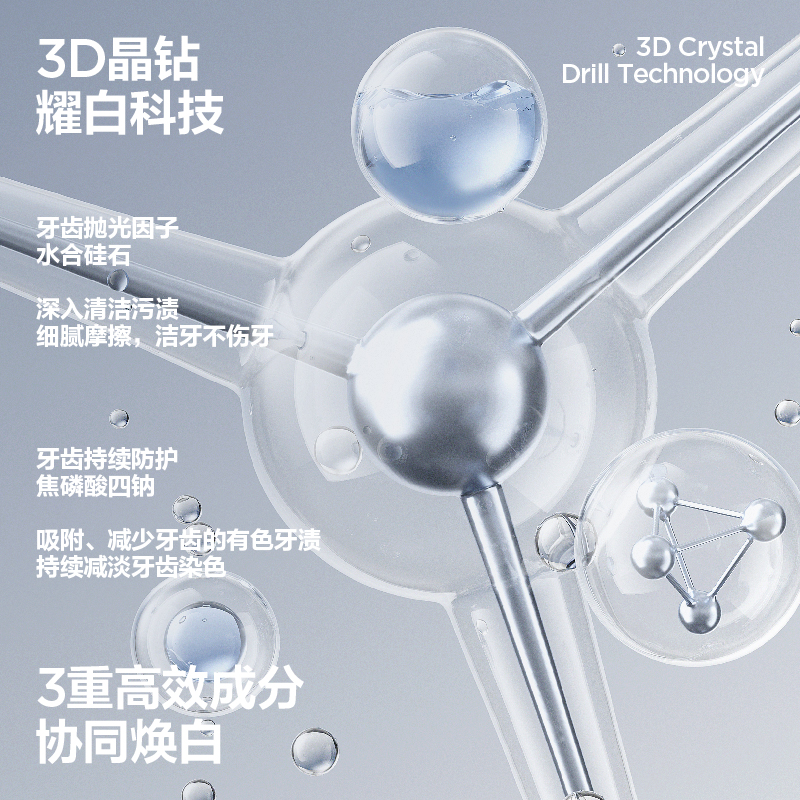 参半 oralshark星璨白白桃SP-3牙膏160g*3（CP-KQ-YG-0017-3）