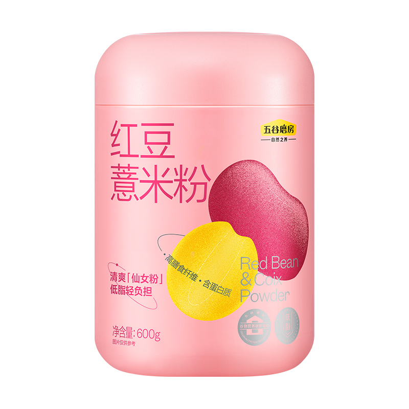 五谷磨房 红豆薏米粉600g/罐
