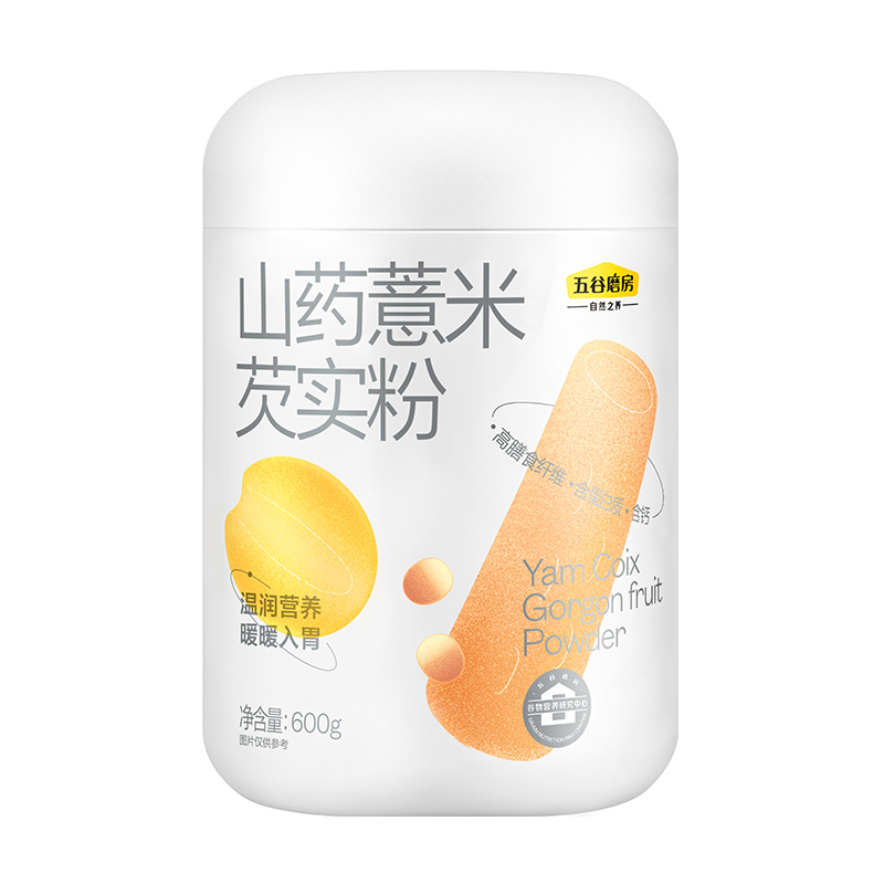 五谷磨房 山药薏米芡实粉600g/罐