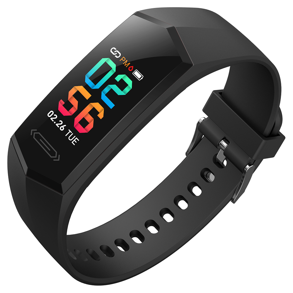 拾果 智能手环 HR5 PLUS黑色