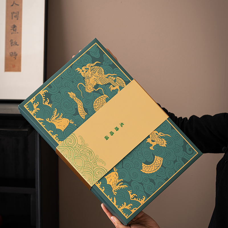 沏一杯茶“龙腾赐福”C款-茶具礼盒套装 PTQL201C