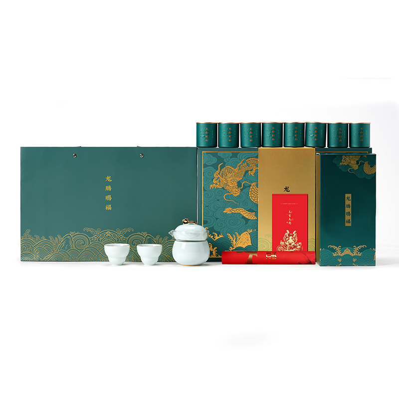 沏一杯茶“龙腾赐福”C款-茶具礼盒套装 PTQL201C