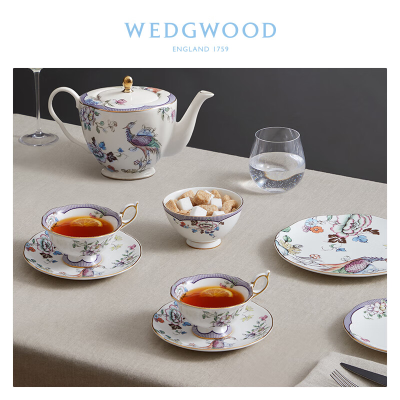 WEDGWOOD威基伍德 幸运彩雀杯碟组 1069365