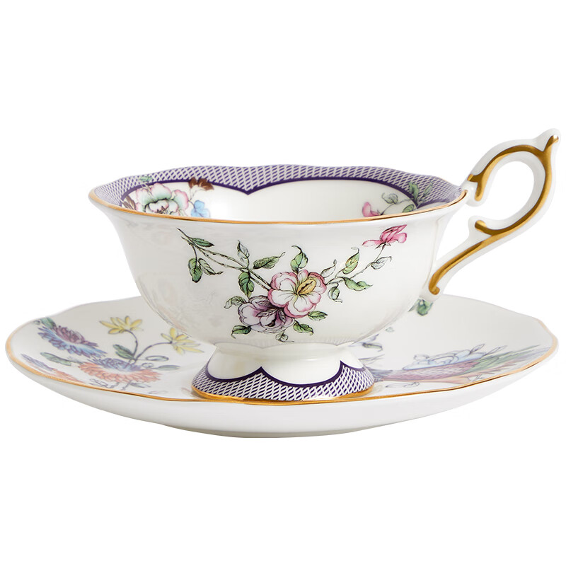 WEDGWOOD威基伍德 幸运彩雀杯碟组 1069365