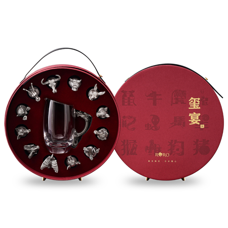 罗比罗丹 酒具（十二生肖分酒器套装.玺宴）R-40104J（世仓智能定制款）