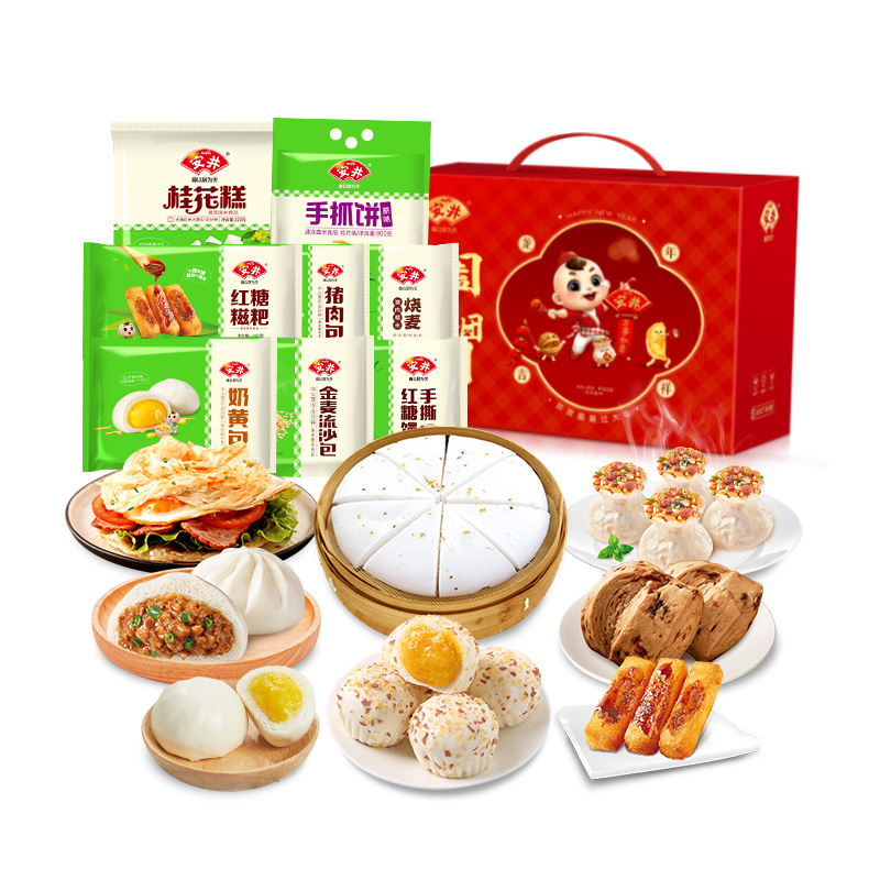 安井 营养早餐系列幸福美味礼盒3627g