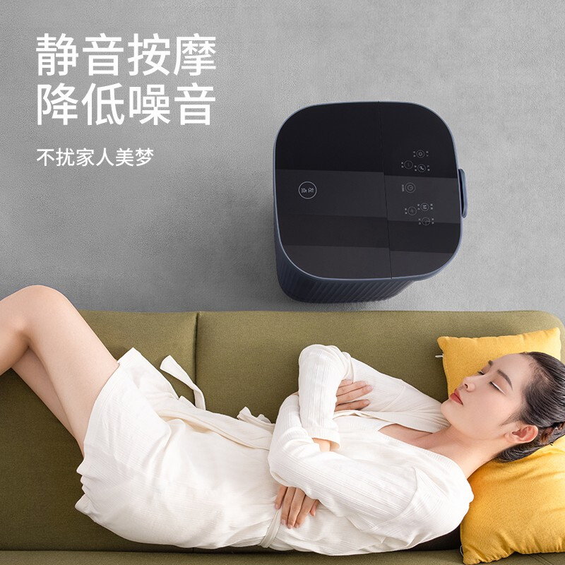 左点zdeer 泡脚桶全自动按摩指压足浴盆家用洗脚盆电动加热恒温足疗高深桶男生女生礼物节日礼物 ZD-ZP0701