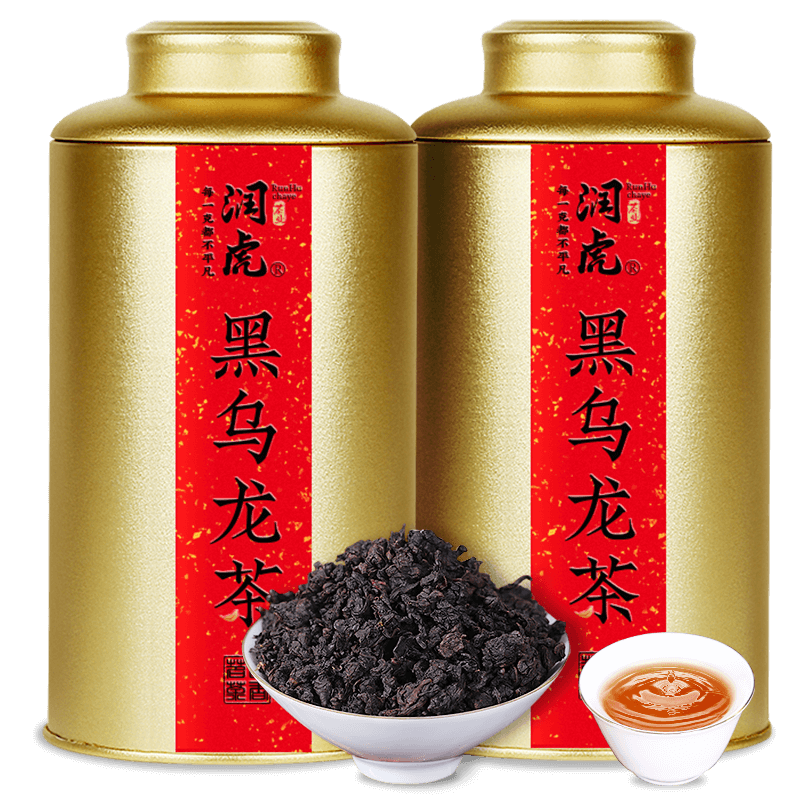 润虎 聚茶黑乌龙茶 600g