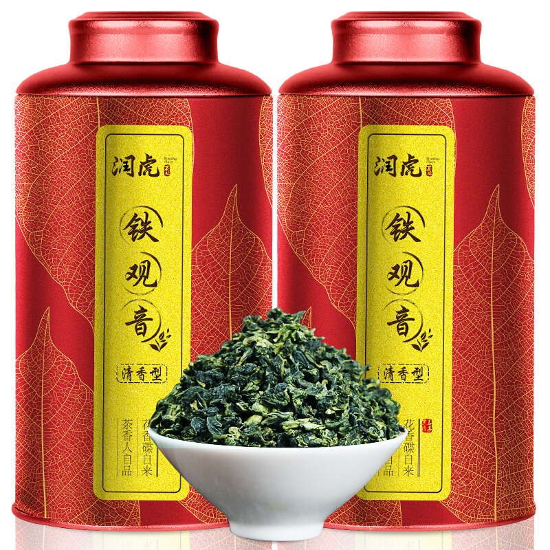 润虎 煮茶论道铁观音清香 504g