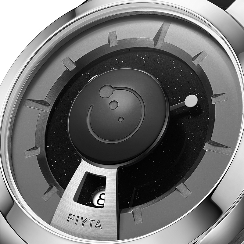 飞亚达（FIYTA）三体文明主题款星际系列男士机械 星际黑 GA35003.WBB 
