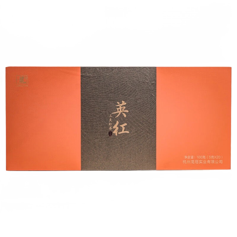 西湖龙冠  龙冠红茶英德工夫红茶广东英红茶叶送礼盒装100g