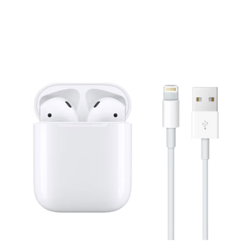Apple/苹果 AirPods 配充电盒 Apple/苹果蓝牙耳机 适用iPhone/iPad/Apple Watch 7N2二代