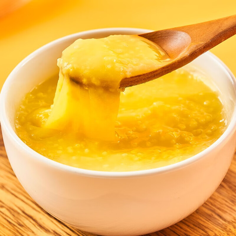 孟克河 正宗内蒙古敖汉旗有机石碾黄小米 石碾小米1kg*2袋