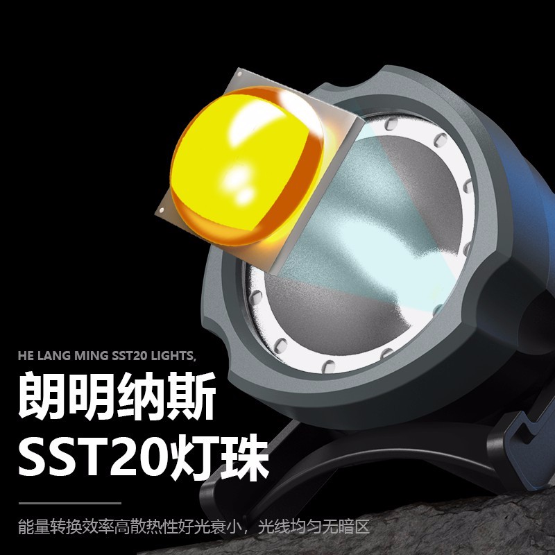 飞利浦 手电筒强光广角远射钓鱼探照手提户外应急巡逻露营警示灯强光探照灯 SFL3101 