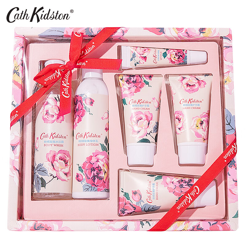 CATH KIDSTON 丝绒玫瑰礼品套装【香氛礼盒 全身呵护 保湿滋润】新年礼物伴手礼