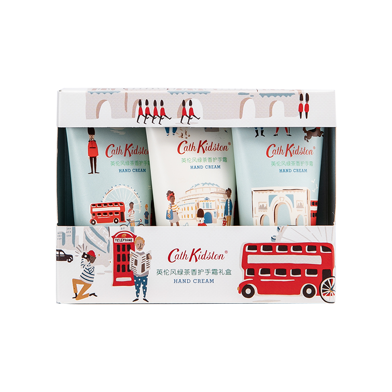 Cath Kidston 英伦风绿茶香护手霜礼盒（30g×3支）