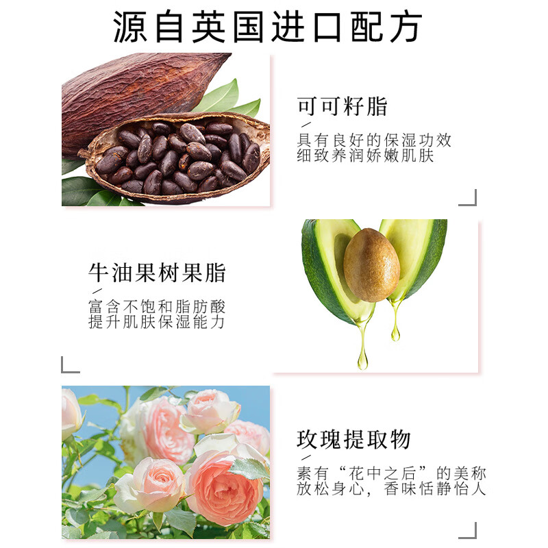 CATH KIDSTON 丝绒玫瑰礼品套装【香氛礼盒 全身呵护 保湿滋润】新年礼物伴手礼