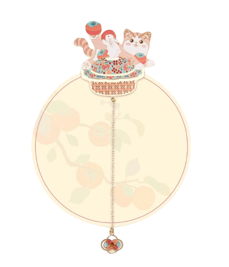 故宫文化 萌猫如意艺术书签 学生文具中国风文创礼品 生日礼物 事事顺意款