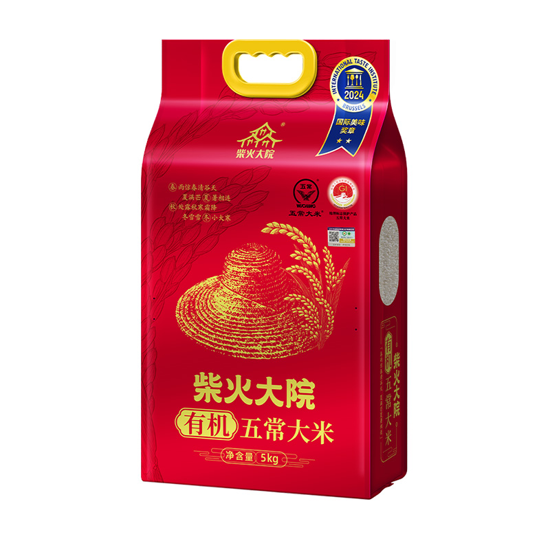 柴火大院 五常有机稻香米5kg