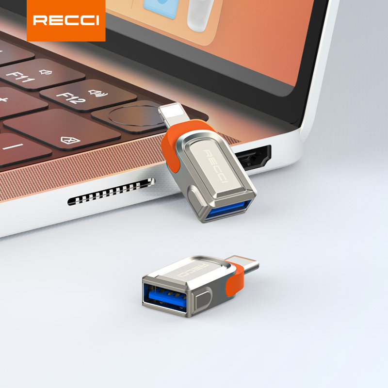 锐思RECCI USB3.0转Type-C OTG转接头 RDS-A16C