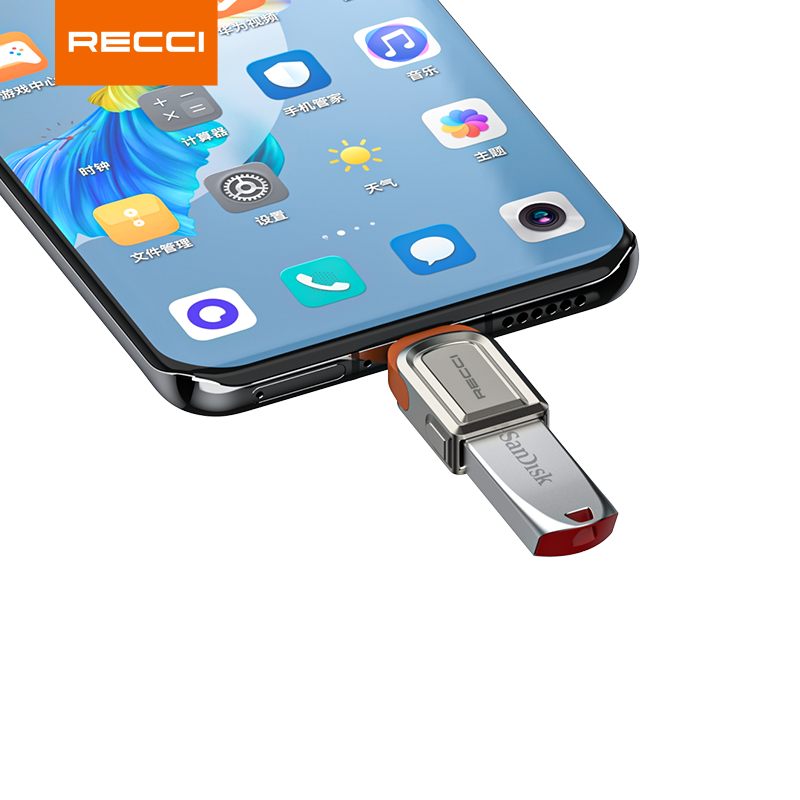 锐思RECCI USB3.0转Type-C OTG转接头 RDS-A16C