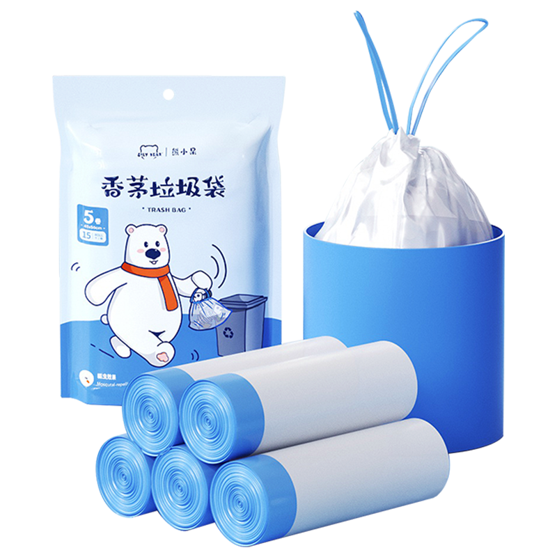 SILY BEAR熊小呆 香茅垃圾袋一包（5卷装）SL0021