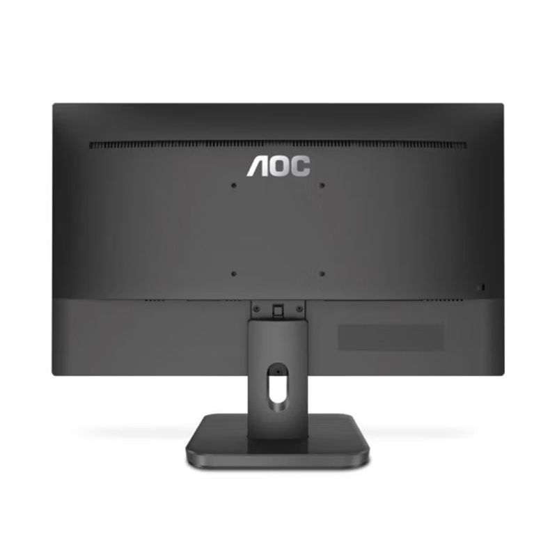 AOC电脑显示器 23.8英寸全高清IPS屏 低蓝光不闪窄边框 安防监控办公可壁挂爱眼不闪显示屏24E1H黑（台）