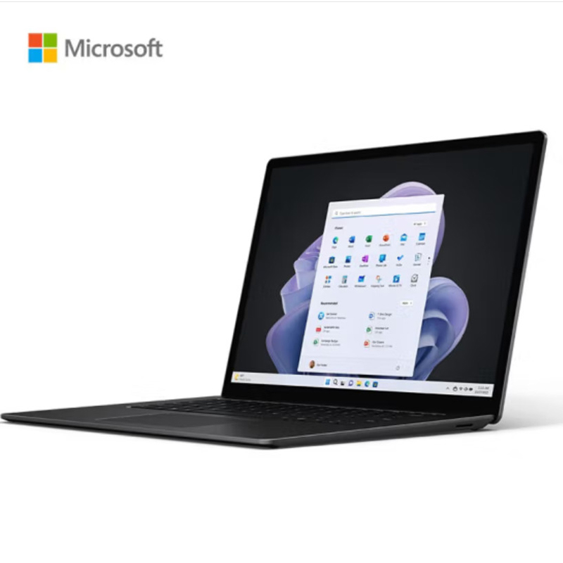 微软Surface Laptop5轻薄笔记本电脑Evo认证 2.2K高色域触屏轻薄笔记本电脑 13.5英寸-i5 16G 512G【典雅黑】 官方标配