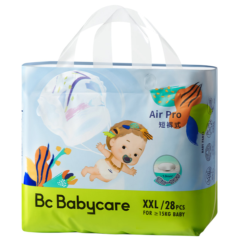 babycare Air Pro弱酸日用短裤式婴儿纸尿裤 XXL码 BC2002337一袋（28片）