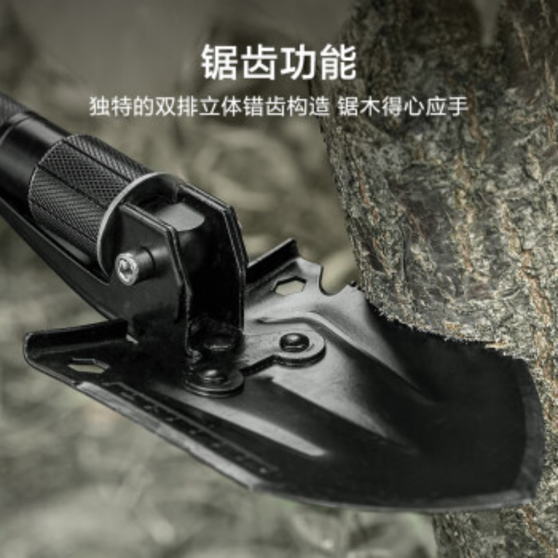 京东京造 工兵铲兵工铲子折叠式多功能户外锹迷你车载装备钓鱼铁锹锰钢 100072433928