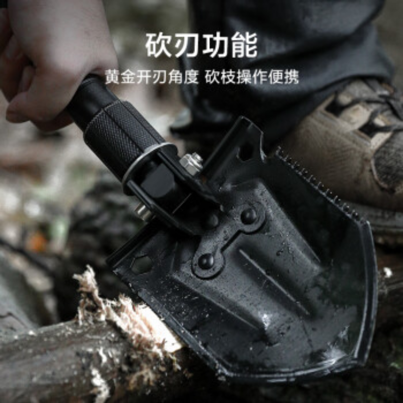 京东京造 工兵铲兵工铲子折叠式多功能户外锹迷你车载装备钓鱼铁锹锰钢 100072433928
