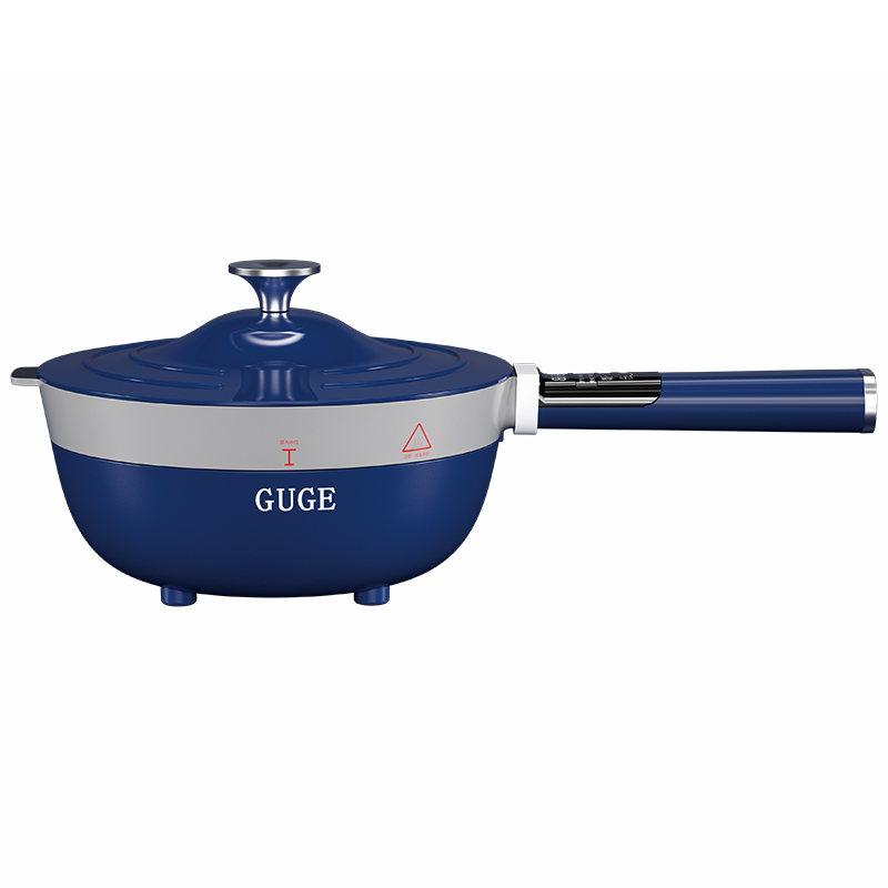 谷格（GUGE）炒锅家用多功能大功率1800W爆炒一体压铸铝3L炒菜机不粘锅烹饪机多用途锅电煮锅 G849