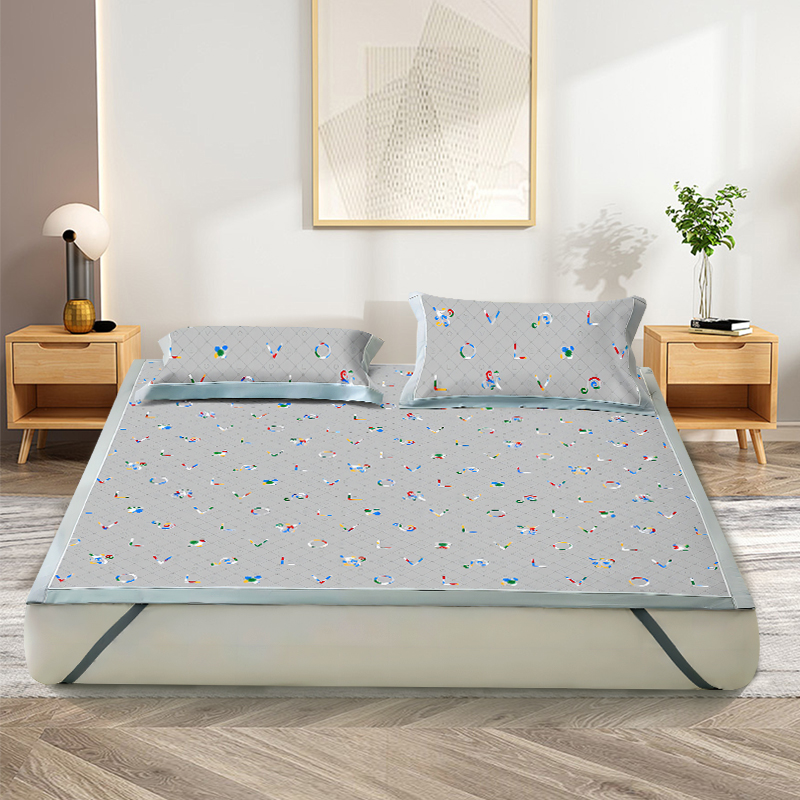 LOVO LV设计师联名合作款Alice Louradour冰丝席 焕彩梦境180X200CM  