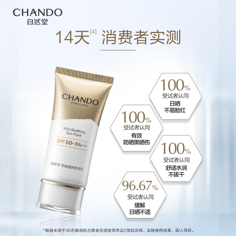 自然堂 亲肤倍呵防晒乳50ml