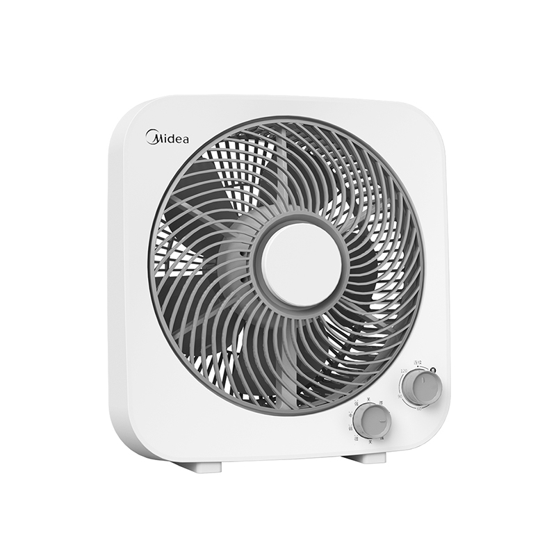 美的（Midea） 360°出风四档可调五叶轻音柔风转页节能省电台扇 KYT25-22MW 