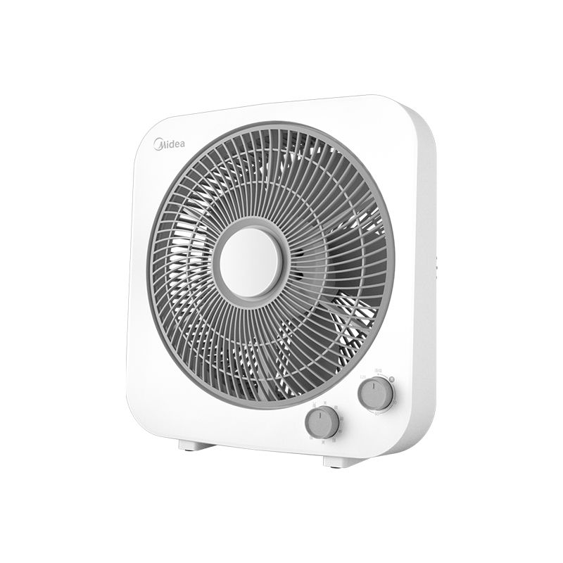 美的（Midea） 转叶页台式风扇轻音低噪转叶风扇台式倾倒断电定时KYT30-21MA 灰白色