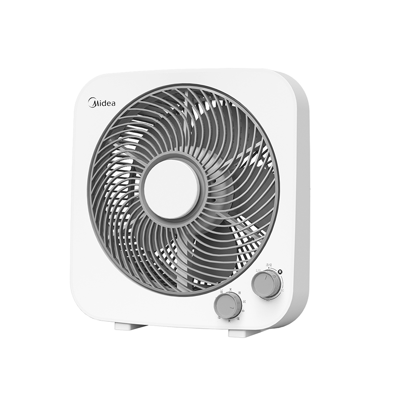 美的（Midea） 360°出风四档可调五叶轻音柔风转页节能省电台扇 KYT25-22MW 