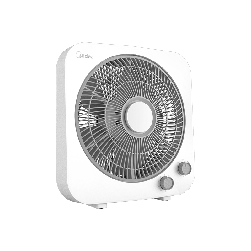 美的（Midea） 转叶页台式风扇轻音低噪转叶风扇台式倾倒断电定时KYT30-21MA 灰白色